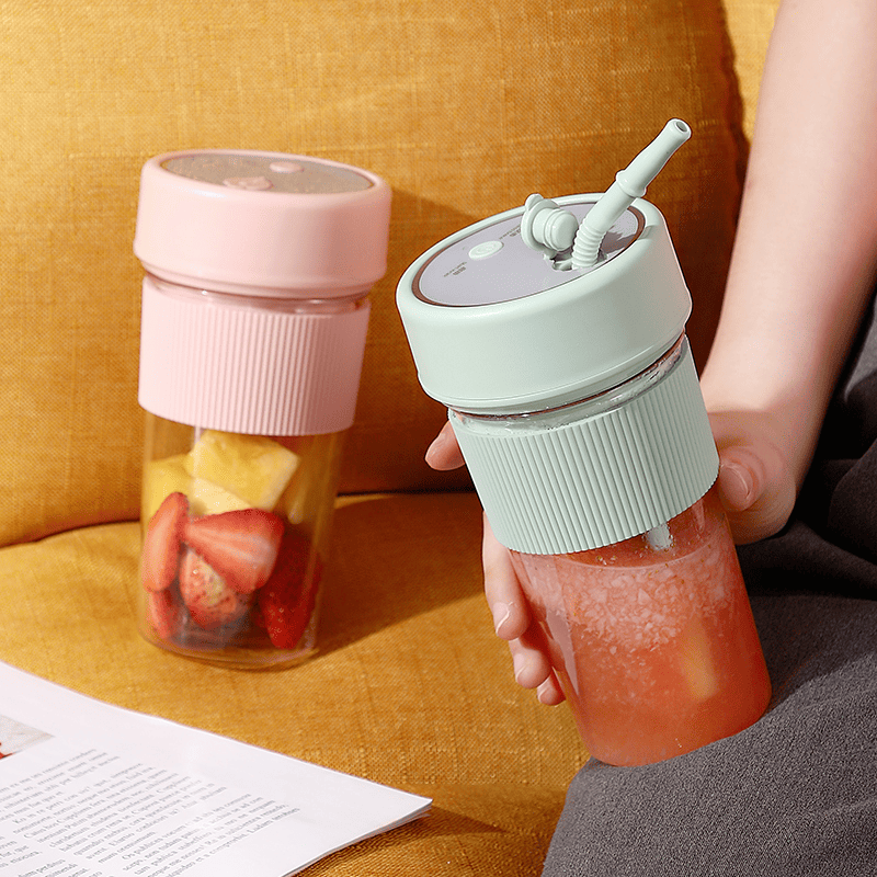 300ml Portable Blender with Straw