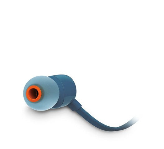 JBL TUNE110 BLU In-Ear Wired Earphones - Blue
