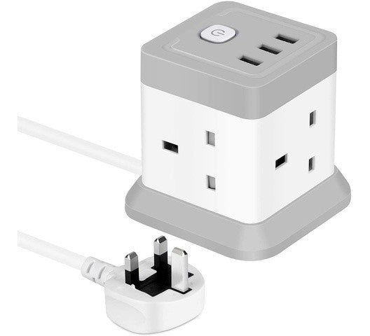 OP URB-8K 4-Way Cube Extension Cable - 1.8M, 3-USB Ports