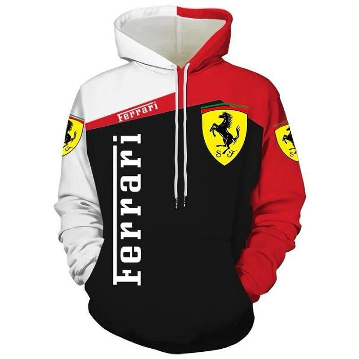 Premium authentic quality Ferrari Hoodies made of cotton & polyester