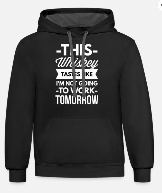 Black Premium TM Hoodie with Grey Inlay