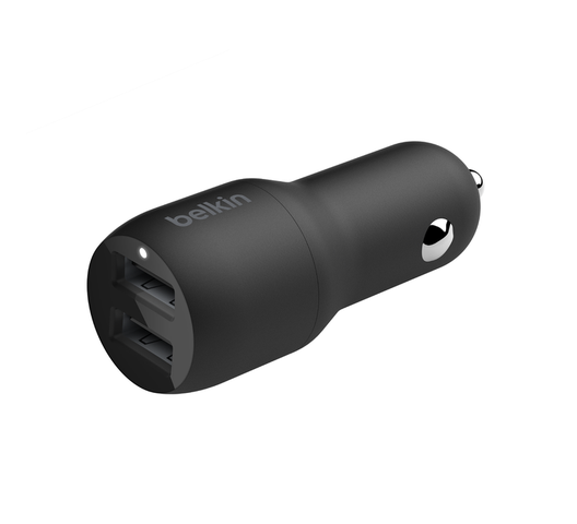 Belkin CCE001BT1MBK Dual USB-A Car Charger - Black