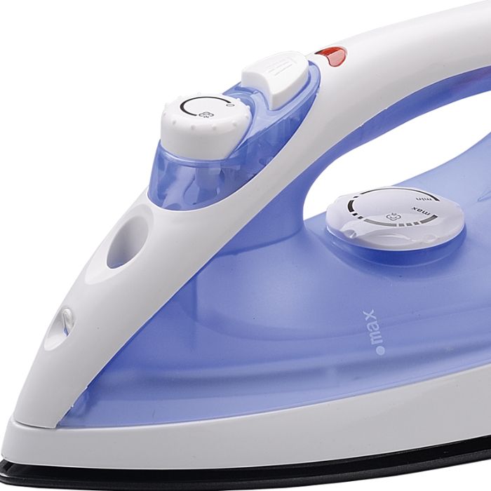 PURPLE AND WHITE STEAM IRON - RM/201