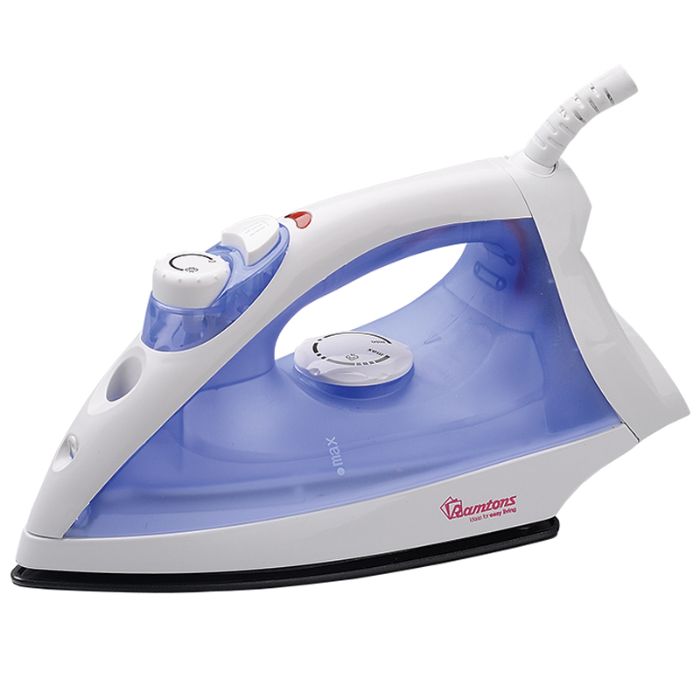 PURPLE AND WHITE STEAM IRON - RM/201