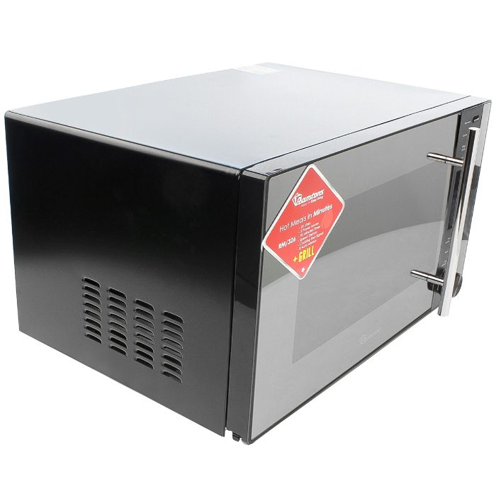 25 LITERS MICROWAVE+GRILL BLACK- RM/326