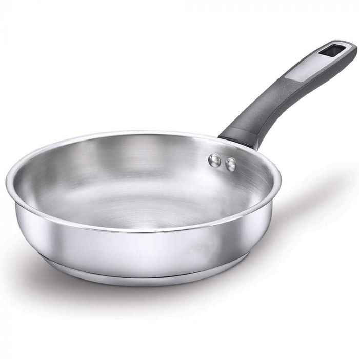 20CM STAINLESS STEEL FRY PAN RAMTONS MASTER CHEF PLUS - RT/201