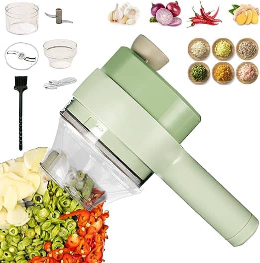 4 in 1 Portable Electric Vegetable Cutter