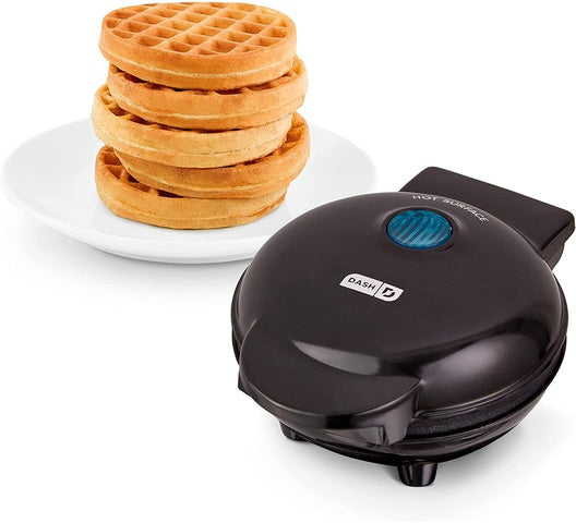 Dash DMW001BK Mini Waffle Maker - Black