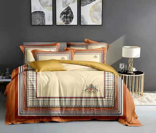 COTTON DUVET COVERS(1duvet cover,2pillow cases,1bedsheet) 6x6