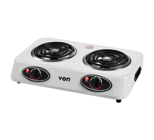 Von VACC0224CW Table Top Double Coil Cooker