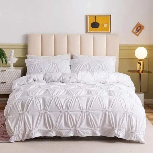 3pc Double Pinch Pleat Duvet cover set