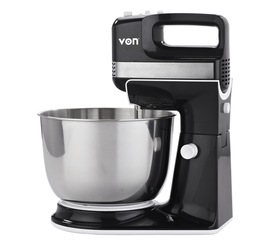 Von VSMS03PLX Stand Mixer 4L, 300W - Stainless Steel