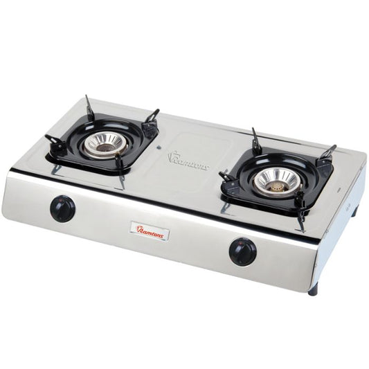Ramtoms GAS COOKER 2 BURNER STAINLESS STEEL- RG/518