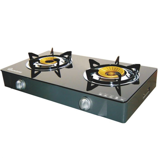 GAS COOKER 2 BURNER CERAMIC TOP- RG/529
