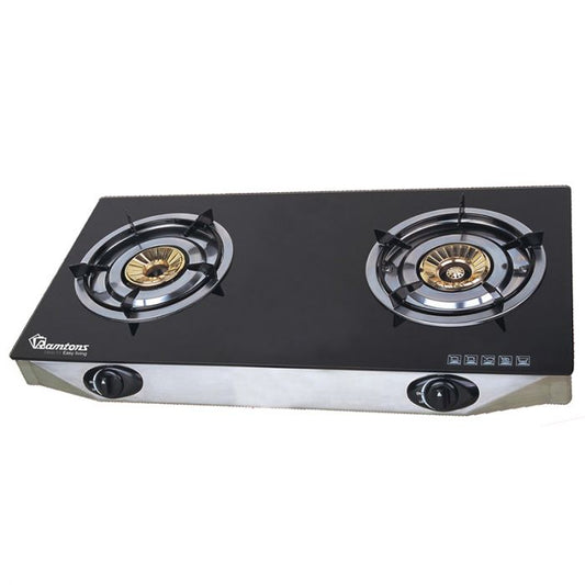 Ramtoms GAS COOKER 2 BURNER SUPER SLIM CERAMIC TOP- RG/537