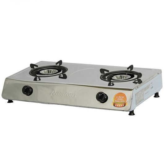 Ramtoms GAS COOKER 2 BURNER STAINLESS STEEL- RG/544