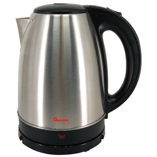 RAMTOMS CORDLESS ELECTRIC KETTLE 1.7 LITERS STAINLESS STEEL- RM/398